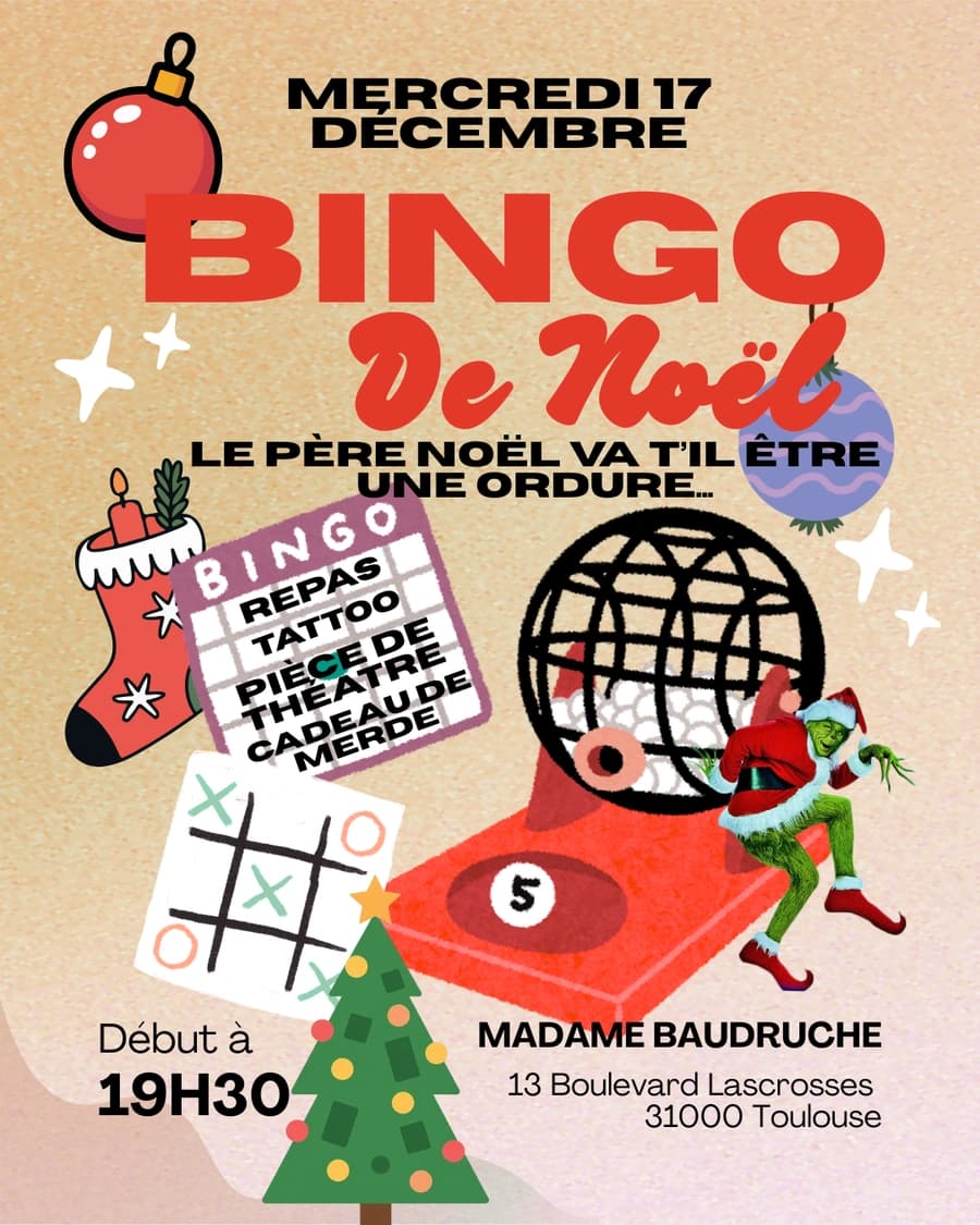Bingo de Noël 2025